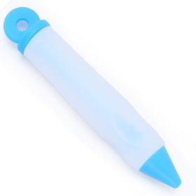 Food Writing Decorating Pen, Nozzle Tool Squeeze Cream Chocolate Cupcakes Piping Icing Cake Dessert Pen Baking Gun - Blue