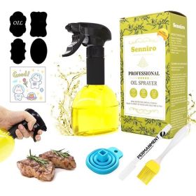 Hometeczone Oil Sprayer 8 oz Olive, Oil Mister Fryer, Canola Spritzer, Salad, Baking, Frying, BBQ - Yellow